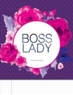 Boss Lady. Composition Notebook: Pink and Purple Watercolor Flowers College Ruled Notebook 8.5 X 11 di Mango House Publishing edito da Createspace Independent Publishing Platform