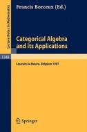 Categorical Algebra and its Applications edito da Springer Berlin Heidelberg