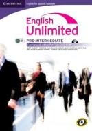 English Unlimited For Spanish Speakers Pre-intermediate Coursebook With E-portfolio di Alex Tilbury, Theresa Clementson, Leslie Hendra, David Rea edito da Cambridge University Press