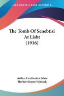 The Tomb of Senebtisi at Lisht (1916) di Arthur Cruttenden Mace, Herbert Eustis Winlock edito da Kessinger Publishing