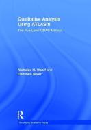 Qualitative Analysis Using ATLAS.ti di Nicholas H. Woolf, Christina (University of Surrey Silver edito da Taylor & Francis Ltd