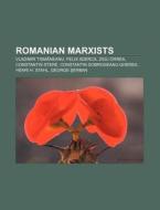Romanian Marxists: Vladimir Tismaneanu, di Books Llc edito da Books LLC, Wiki Series