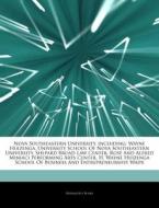 Nova Southeastern University, Including: di Hephaestus Books edito da Hephaestus Books