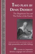 Two Plays by Denis Diderot di Denis Diderot edito da Lang, Peter