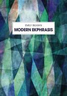 Modern Ekphrasis di Emily Bilman edito da Lang, Peter