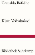Klare Verhältnisse di Gesualdo Bufalino edito da Suhrkamp Verlag AG