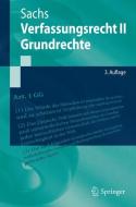 Verfassungsrecht II - Grundrechte di Michael Sachs edito da Springer-Verlag GmbH