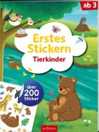 Erstes Stickern - Tierkinder edito da Ars Edition GmbH