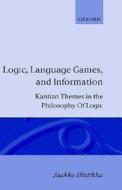 Kantian Themes In The Philosophy Of Logic di Jaakko Hintikka edito da Oxford University Press