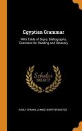 Egyptian Grammar di Adolf Erman, James Henry Breasted edito da Franklin Classics Trade Press