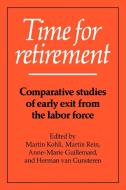 Time for Retirement edito da Cambridge University Press