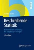 Beschreibende Statistik di Gunther Bourier edito da Springer Gabler
