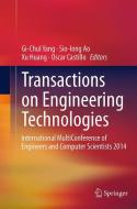 Transactions on Engineering Technologies edito da Springer Netherlands