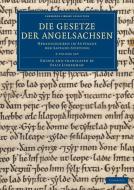 Die Gesetze Der Angelsachsen 3 Volume Set edito da Cambridge University Press