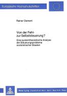 Von der Fehl- zur Selbststeuerung? di Reiner Clement edito da Lang, Peter GmbH