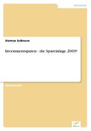 Investmentsparen - die Spareinlage 2009? di Dietmar Sollmann edito da Diplom.de