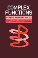 Complex Functions di Gareth A. Jones, Jones Gareth a., Singerman David edito da Cambridge University Press