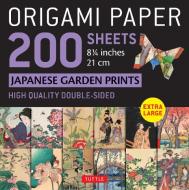 Origami Paper 200 Sheets Japanese Garden Prints 8 1/4" 21cm edito da Periplus Editions
