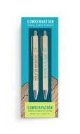 Conservation Pen And Pencil Set (Set Of 2) di Insight Editions edito da Insight Editions