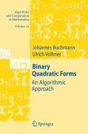 Binary Quadratic Forms di Johannes Buchmann, Ulrich Vollmer edito da Springer Berlin Heidelberg