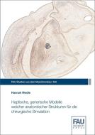 Haptische, generische Modelle weicher anatomischer Strukturen für die chirurgische Simulation di Hannah Riedle edito da FAU University Press