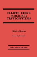 Elliptic Curve Public Key Cryptosystems di Alfred J. Menezes edito da Springer US