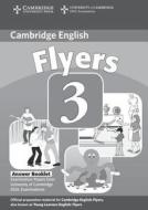 Cambridge Young Learners English Tests Flyers 3 Answer Booklet di Cambridge ESOL edito da Cambridge University Press