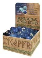 Blue Onyx Natural Stone Runes edito da Llewellyn Publications