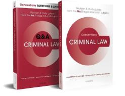 Criminal Law Revision Concentrate Pack di Jonathan (Professor of Law Herring, Mischa (Associate Lecturer in Law Allen edito da Oxford University Press