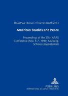 American Studies and Peace edito da Lang, Peter GmbH