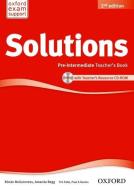 Solutions: Pre-intermediate: Teacher's Book and CD-ROM Pack edito da Oxford University ELT