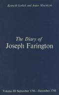 Diary Joseph Farington V 3&4 Set di Garlick edito da Yale University Press