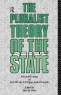 The Pluralist Theory of the State di Paul Q. Hirst edito da Routledge