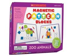 Magnetic Pattern Blocks Zoo Animals di Inc. Scholastic edito da Teacher's Friend Publications