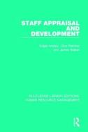 Staff Appraisal And Development di Edgar Anstey, Clive Fletcher, James Walker edito da Taylor & Francis Ltd