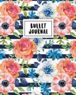 Bullet Journal: Vintage Blue Flower - 150 Dot Grid Pages (Size 8x10 Inches) - With Bullet Journal Sample Ideas di Masterpiece Notebooks edito da Createspace Independent Publishing Platform