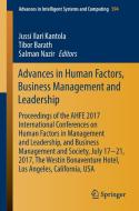 Advances in Human Factors, Business Management and Leadership edito da Springer-Verlag GmbH