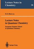 Lecture Notes in Quantum Chemistry edito da Springer Berlin Heidelberg