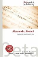 Alessandro Melani edito da Betascript Publishing