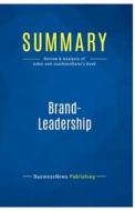 Summary: Brand-Leadership