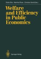 Welfare and Efficiency in Public Economics edito da Springer Berlin Heidelberg