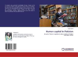 Human capital in Pakistan di Aaminah Ali edito da LAP Lambert Academic Publishing