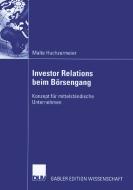 Investor Relations beim Börsengang di Malte Huchzermeier edito da Deutscher Universitätsverlag