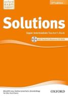 Solutions: Upper Intermediate. Teacher's Book and CD-ROM Pack edito da Oxford University ELT