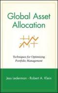 Global Asset Allocation di Lederman, Klein edito da John Wiley & Sons