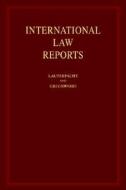 International Law Reports di E. Lauterpacht edito da Cambridge University Press