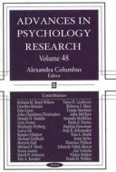 Advances in Psychology Research edito da Nova Science Publishers Inc