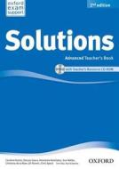 Solutions: Advanced. Teacher's Book and CD-ROM Pack edito da Oxford University ELT