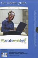 Social Worker as Researcher: Integrating Research with Advocacy di Tina Maschi, Robert Youdin edito da Prentice Hall