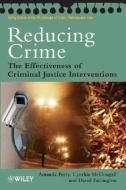 Reducing Crime di Amanda Perry edito da Wiley-Blackwell